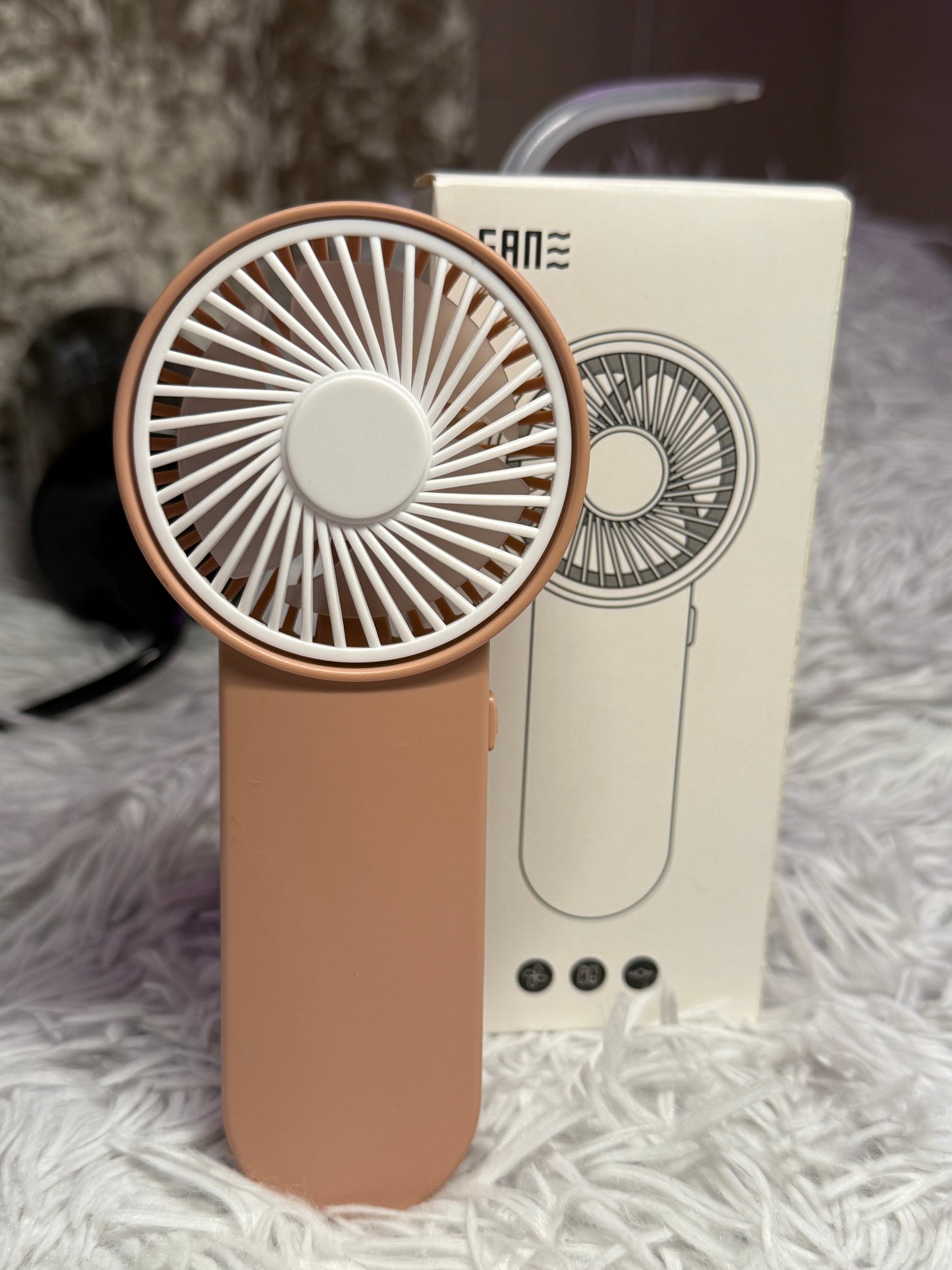 Pink fan