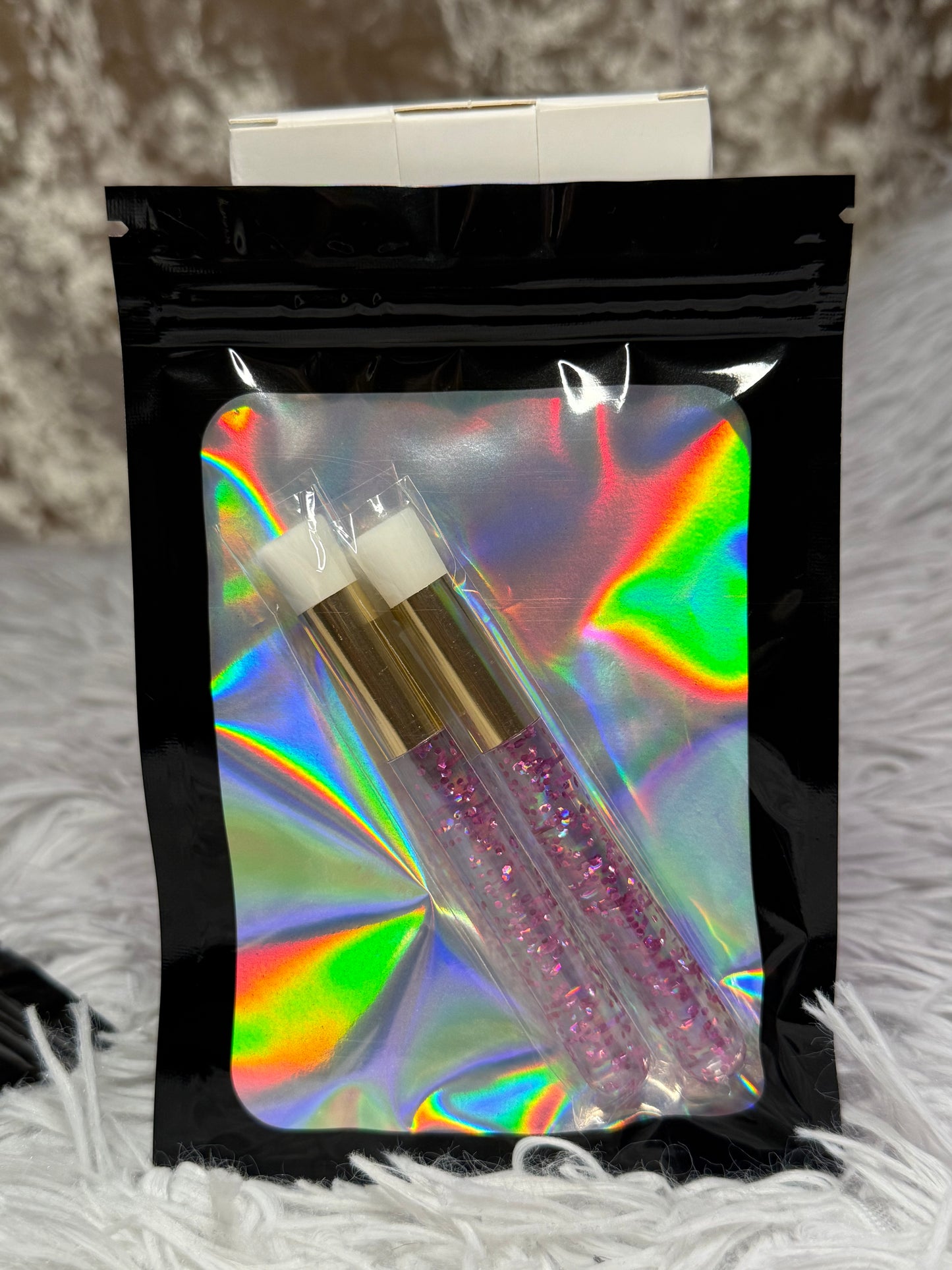 Lash shampoo brush