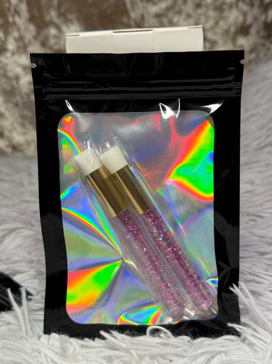 Lash shampoo brush